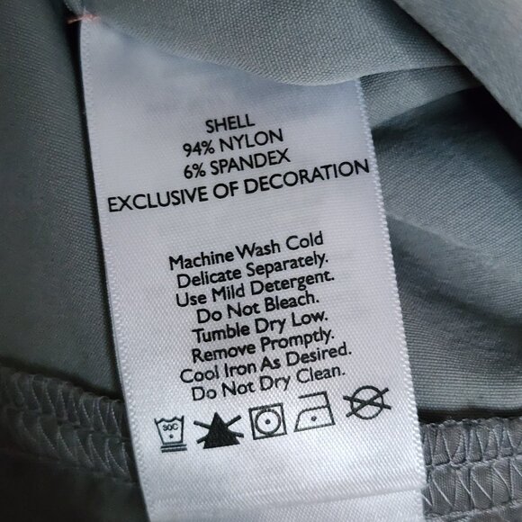 Eddie Bauer Rain Jacket Womens Plus Size 2XL Grey Gray Zip Front Pockets Outdoor - Picture 6 of 7